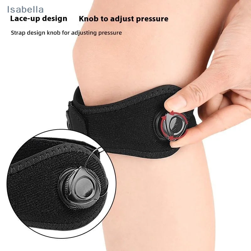 ♥♥♥Knee Support Sports Protective Gear With Compression Patellar Strap,Protects Meniscus During Running And Climbing