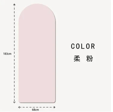 Anti Slip Custom Yoga Mats Eco Friendly Natural Rubber Oval Curve Pu Yoga Mat Arch Pill Shape Arched  Yoga Mat Thick