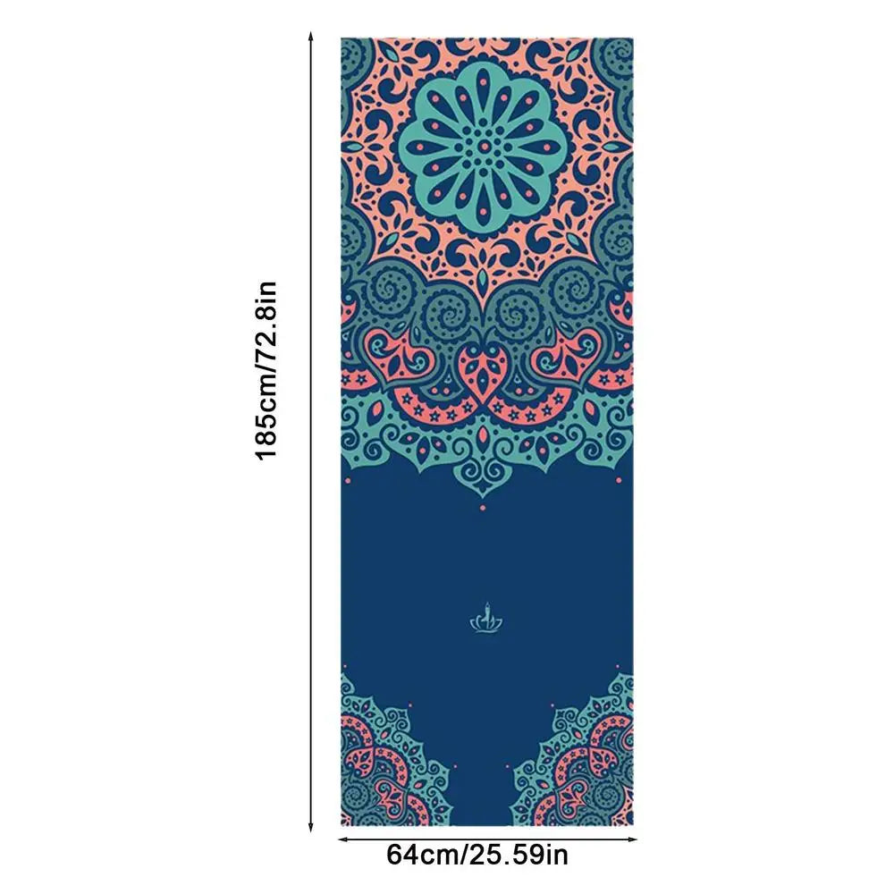 Yoga Towel Mat Sized Active Dry Non-slip Travel Beach Towel Microfiber Sweat Absorbent BeachEssentials For Hot Yoga Pilates