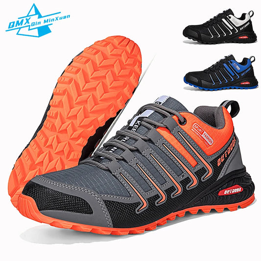 2025 Hiking Shoes Men Non-slip Wear-resistant Outdoor Hiking Sports Shoes Men Camping Mountain Walking Hunting Trainers Sneakers