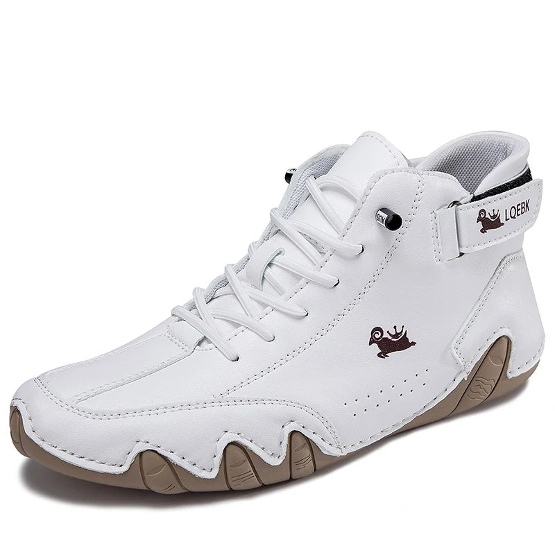 Outdoor Hiking Shoes with Wear-resistant High Top Design Sports Shoes with Comfortable Foot Feel Casual Life 2025 White Boots
