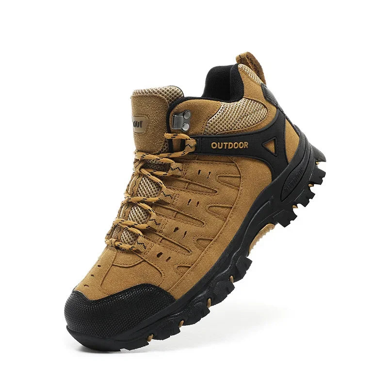 Men's Hiking Boots Comfortable Breathable Mountain Climbing Shoes Fashionable Sports Training Walking Shoes Functional Design