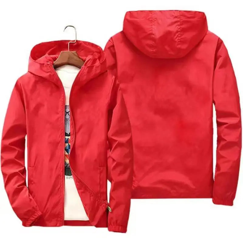 2024 New Outdoor Hiking Jackets Waterproof Hooded Windbreaker Coat Men Autumn Casual Fishing Tactics Military Jackets S-7XL