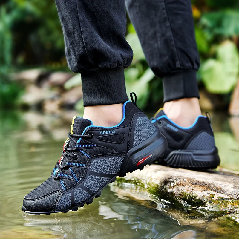2025 Hiking Shoes Men's Non-slip Wear-resistant Comfortable Outdoor Hiking Sports Shoes Outdoor Running Shoes Walking Sports Sho