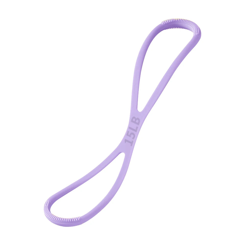 Figure 8 Fitness Resistance Band Fitness Pulling Rope Shoulder Stretch Band for Home Chest Arm Exercise