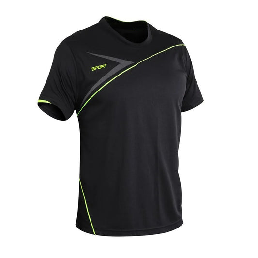 Men's T-shirts Sport Running T-shirt Men Quick-drying Breathable Short Sleeve Round Neck Active Tee Outdoor Workout Men Clothing