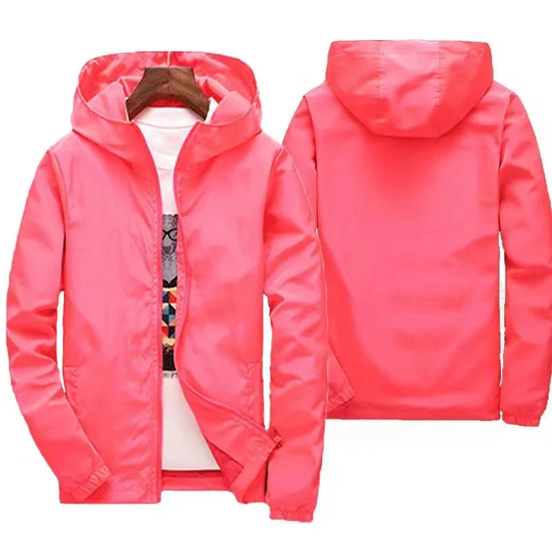 2024 New Outdoor Hiking Jackets Waterproof Hooded Windbreaker Coat Men Autumn Casual Fishing Tactics Military Jackets S-7XL