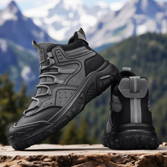 Fall/Winter Outdoor Hiking Shoes, Anti-slip and Wear-resistant Workwear Sports Shoes, Men's Work Boots