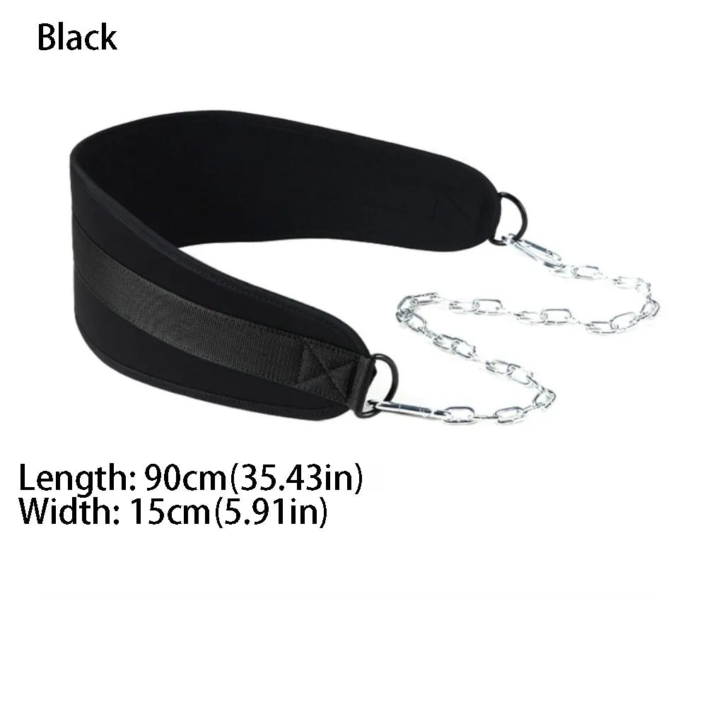 Gym Equipment With Chain Pull-up Belt Weight Lifting Workout Belt Weighted Dip Belt Fitness Equipment Dip Belt Home Gym