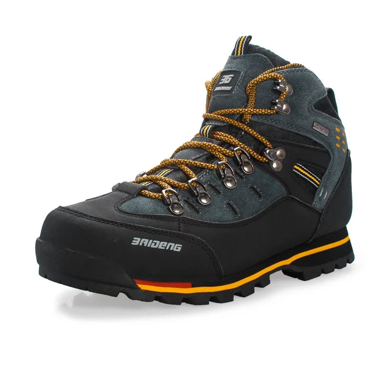 Hiking Shoes Men Winter Mountain Climbing Trekking Boots High Quality Outdoor Fashion Casual Snow Boots Non-slip Luxus Shoes