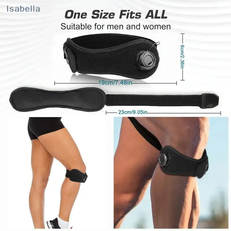 ♥♥♥Knee Support Sports Protective Gear With Compression Patellar Strap,Protects Meniscus During Running And Climbing