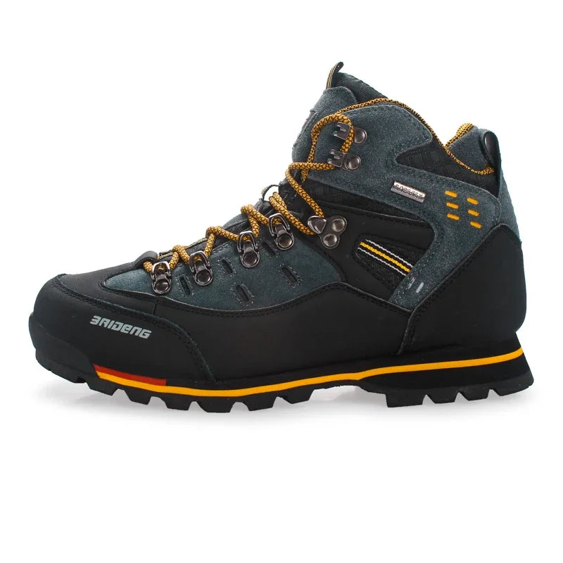 Hiking Shoes Men Winter Mountain Climbing Trekking Boots High Quality Outdoor Fashion Casual Snow Boots Non-slip Luxus Shoes