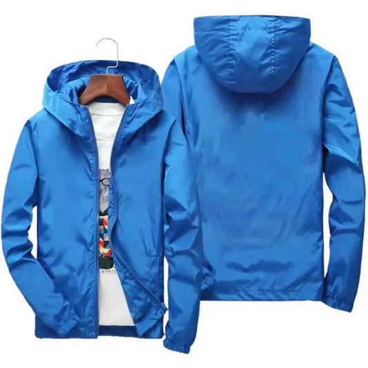 2024 New Outdoor Hiking Jackets Waterproof Hooded Windbreaker Coat Men Autumn Casual Fishing Tactics Military Jackets S-7XL