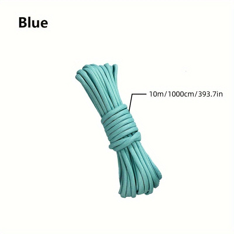 [Glow-in-the-Dark Rope] Glow-in-the-Dark Rope, Polyester Blend, 4mm Thick, 118.11inch/ 196.85inch/ 393.7inch, 3 lbs Tensile Strength, Windproof Tent Rope, Ideal for Valentine's Day, Easter, Women's Day, Mother's Day, Independ
