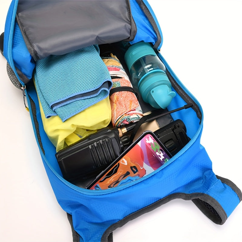 5.28gal Lightweight Outdoor Sports Backpack - Breathable, Adjustable Shoulder Straps, Tablet Compartment, Zipper Closure, Ideal for Hiking, Cycling, Camping, and Travel, Camping Gear